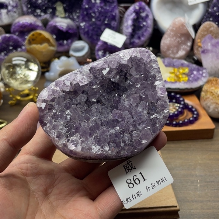 水晶未镶嵌珠宝半成品