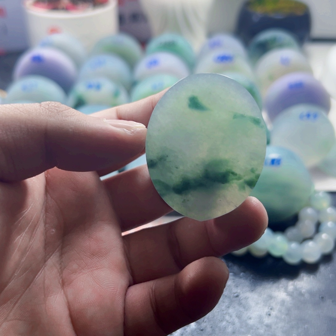 云***！定制翡翠未镶嵌080909