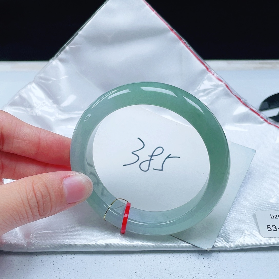 翡翠未镶嵌手镯53正圈