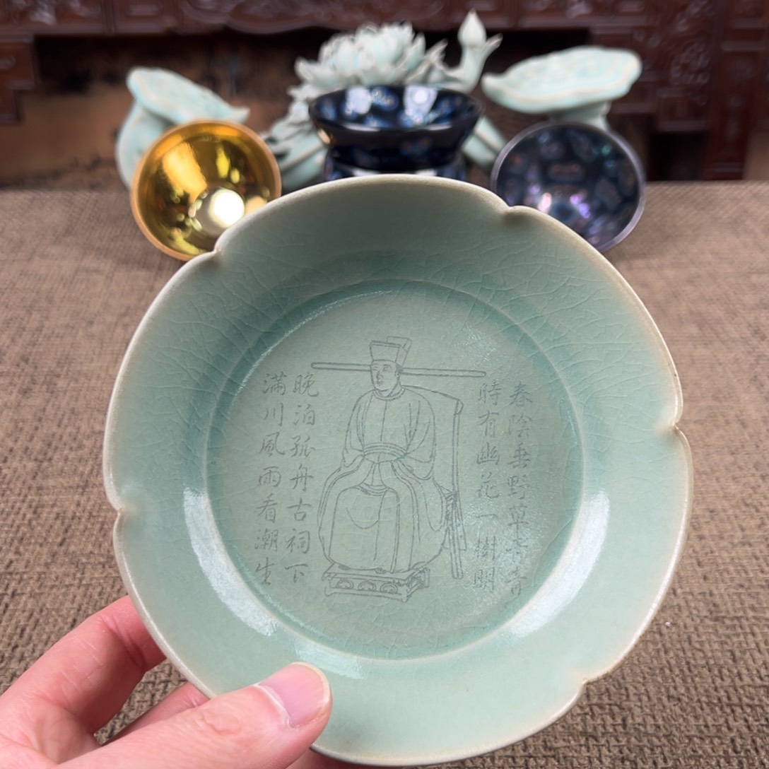 瓷片正能量陶瓷艺术品