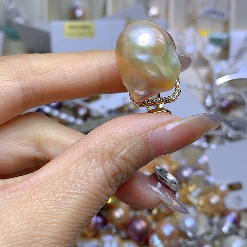 【闪购商品】淡水珍珠吊坠合金