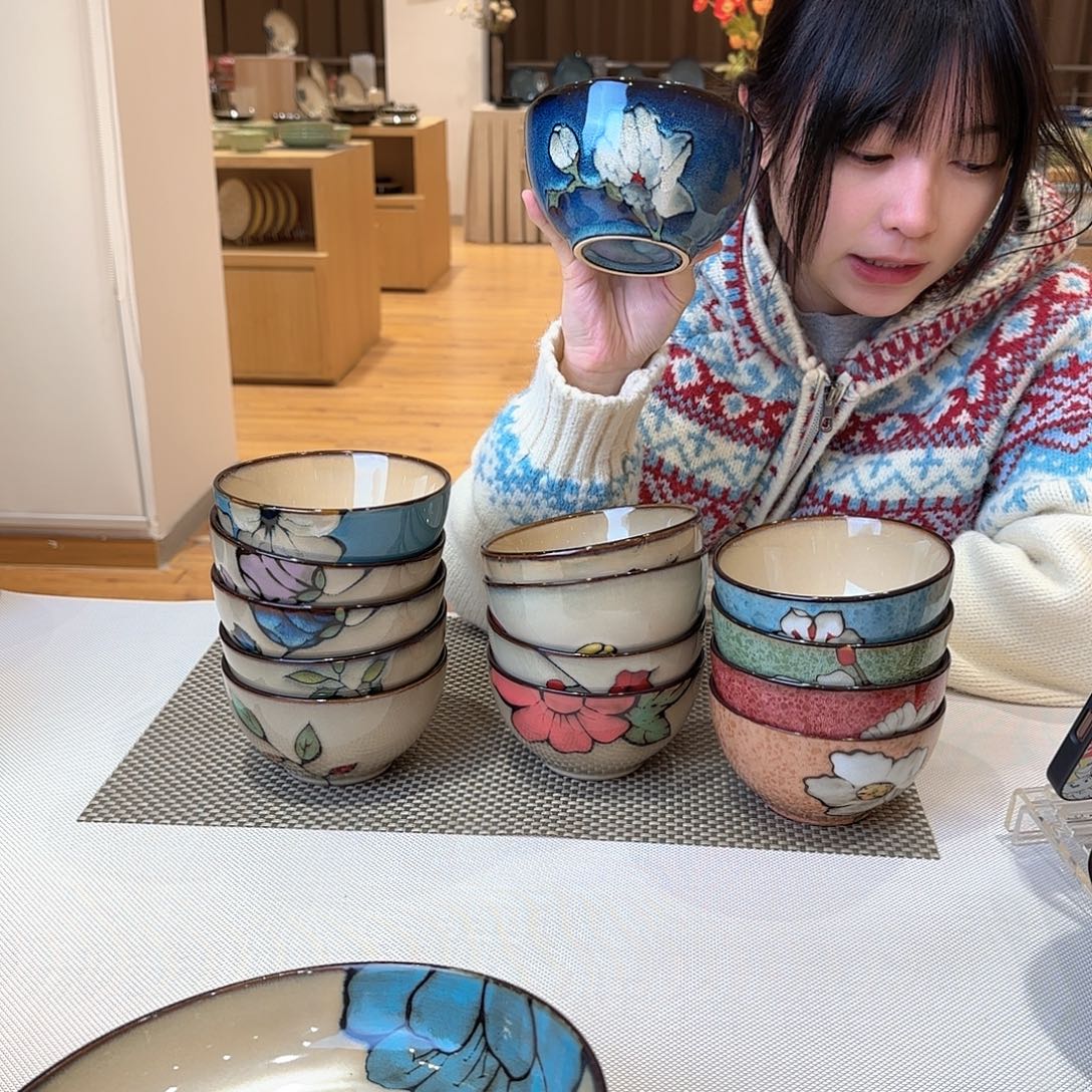 8个深色碗1111高温直播间