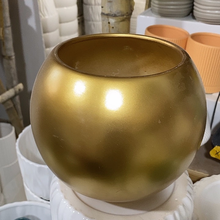 陶摆件陶盆有孔 瑕疵介意勿拍