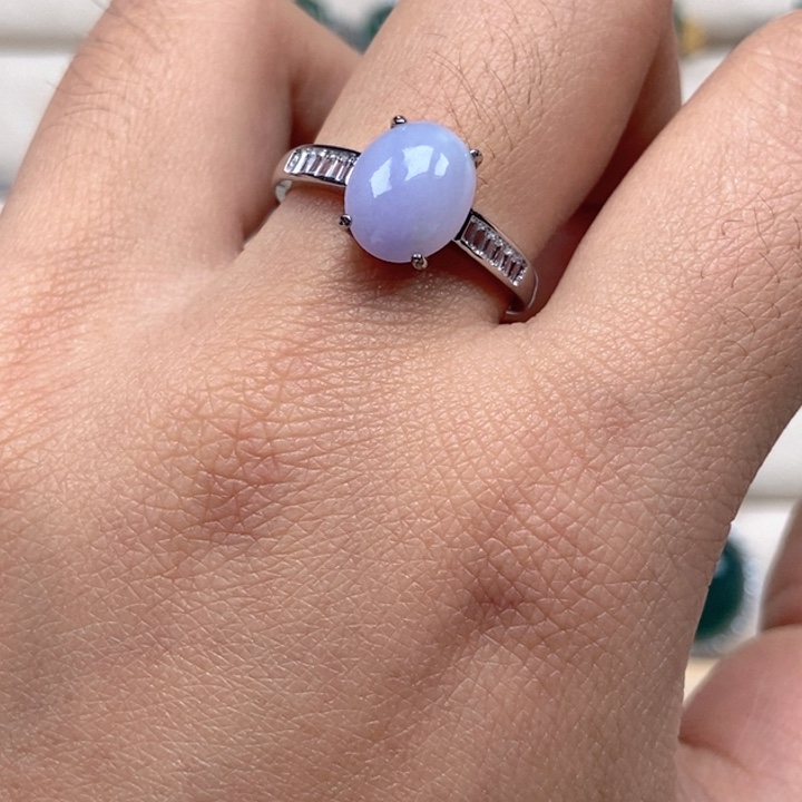 翡翠未镶嵌戒指戒指