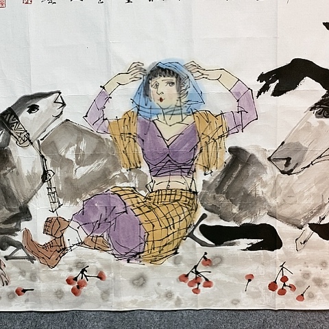 【闪购商品】国画语*四尺整作品欣赏一下