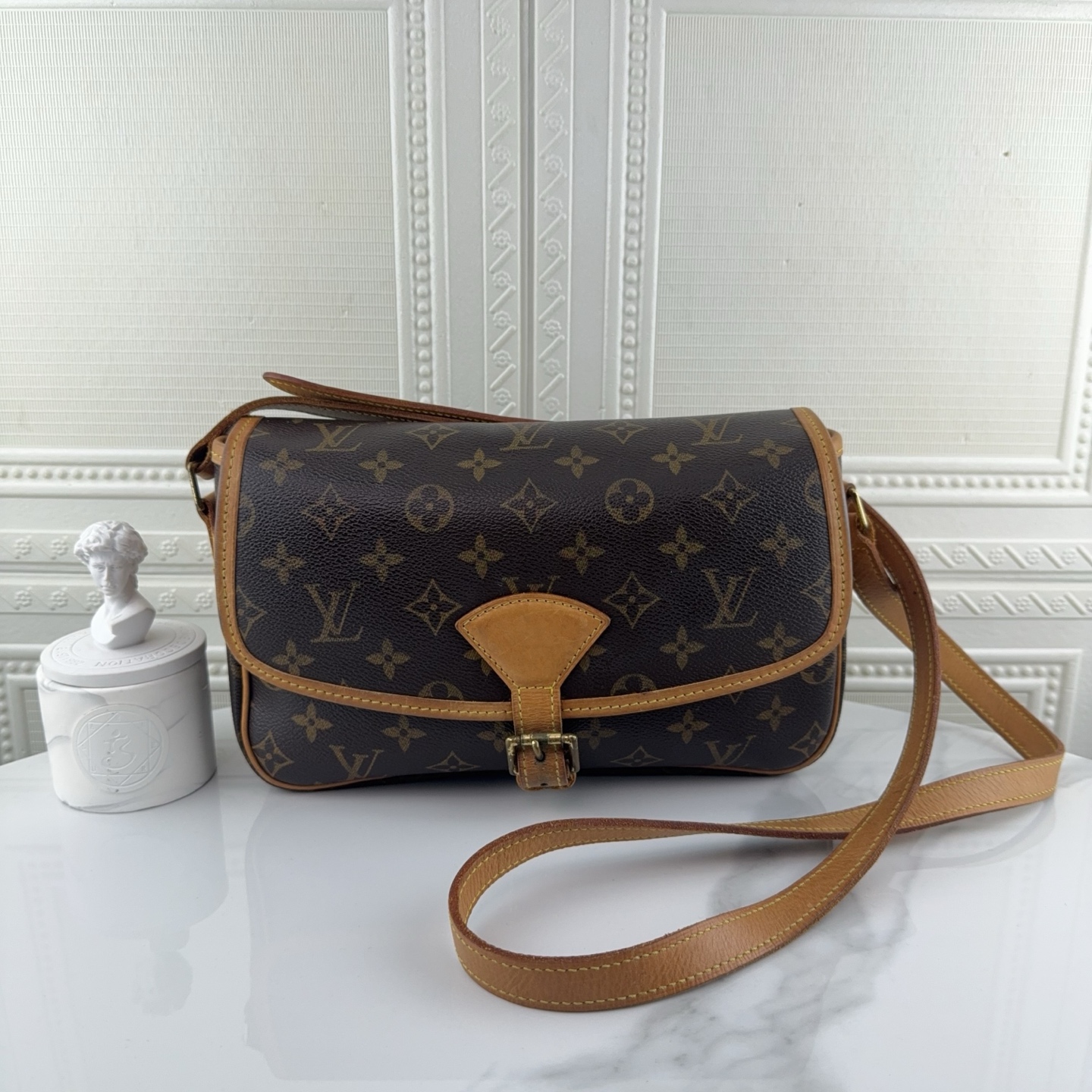 95新 LouisVuitton/路易威登 经典老花法棍包单肩 原始 二奢包包