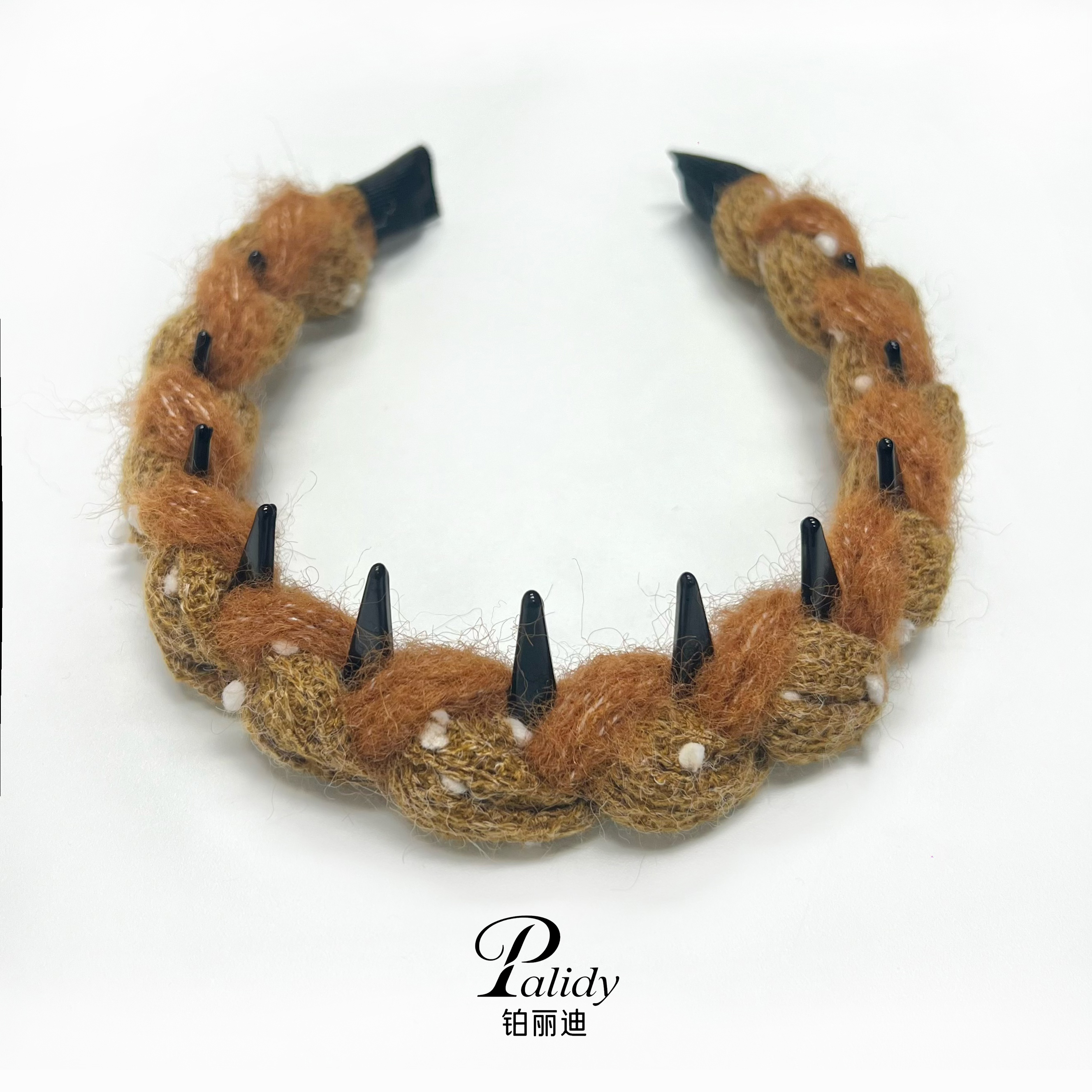 针织毛线发箍头饰女款秋冬新款高颅顶百搭发饰