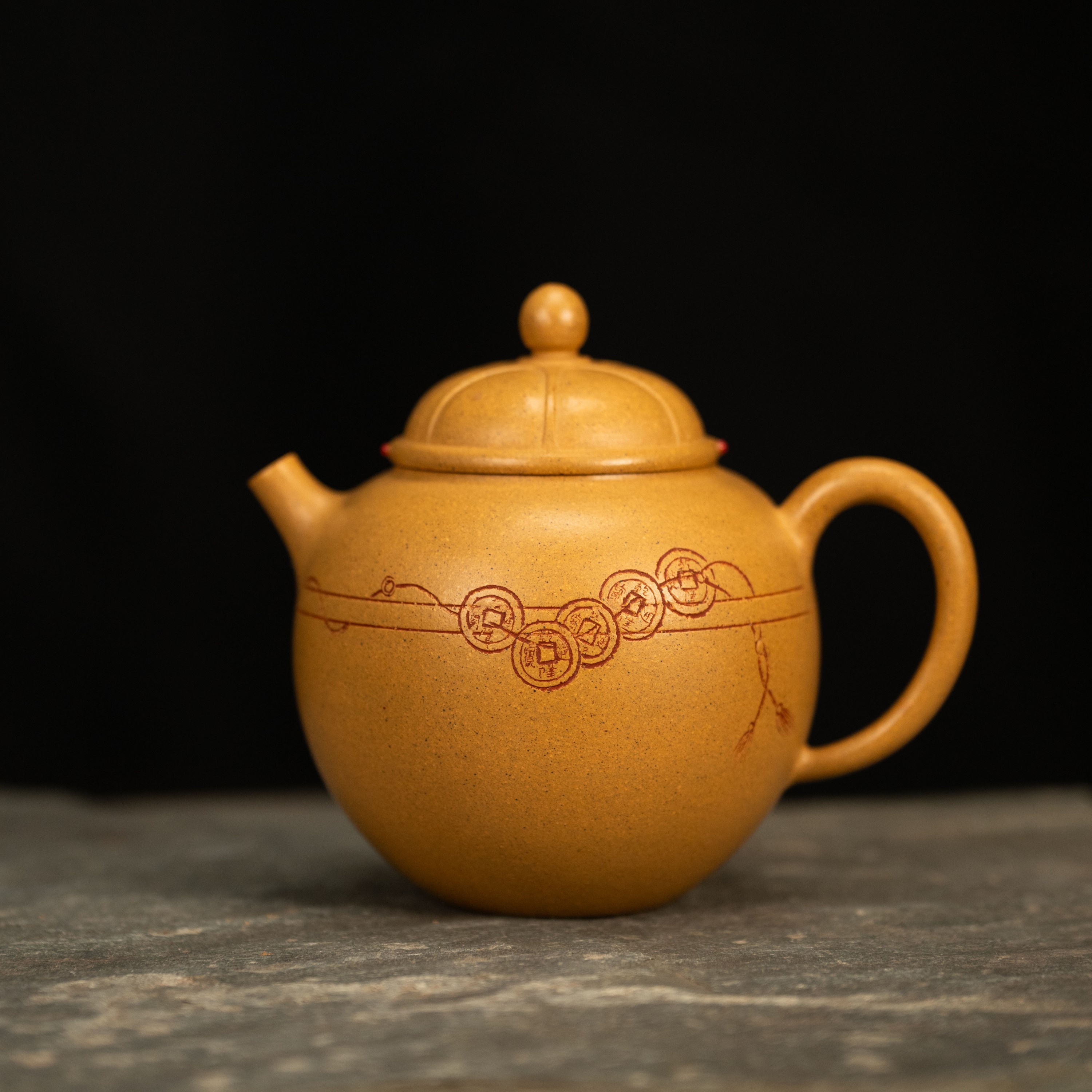 范家壶庄《腰缠万贯》段泥150cc品牌系列手工紫砂壶