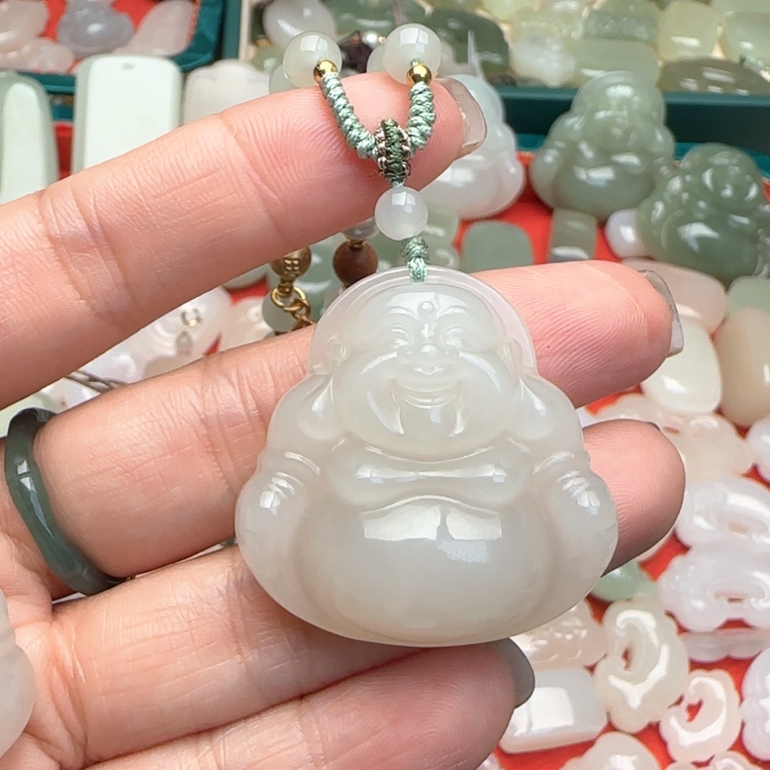 和田玉颈饰未镶嵌小*~