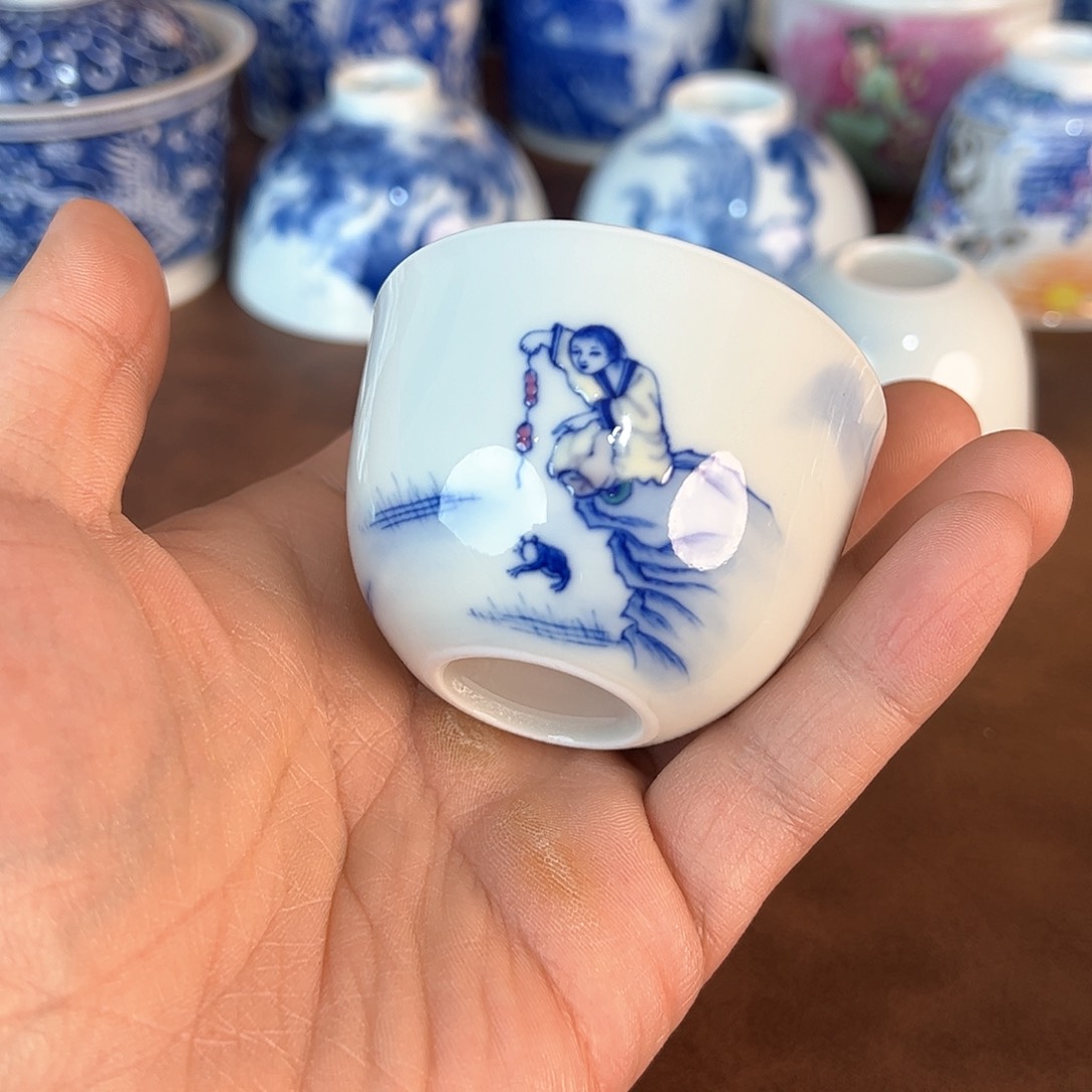 杯景德镇全手工手绘陶瓷