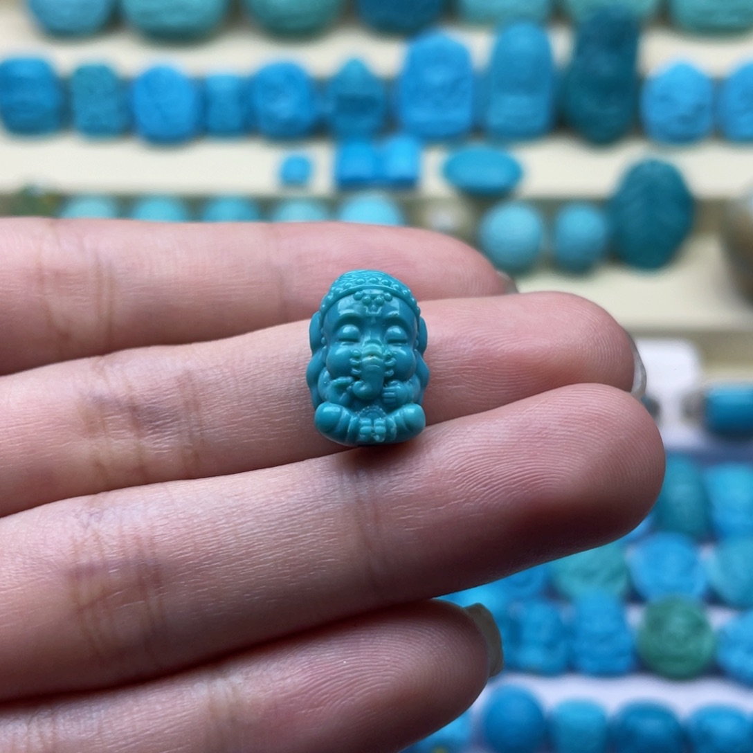 绿松石珠宝奇石未镶嵌