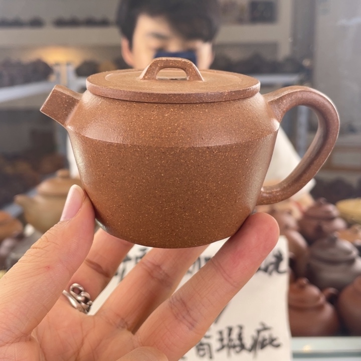 茶壶紫砂150cc黄降坡茶壶