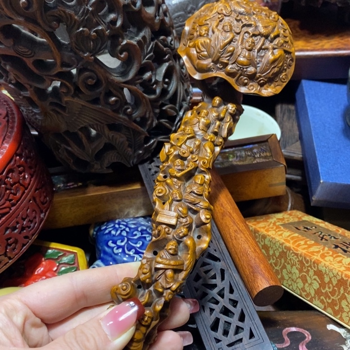 后***道紫檀木类端景台木