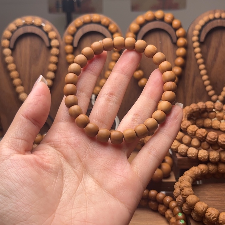 核桃手串/手链直切小尺寸随机默认颗颗漏