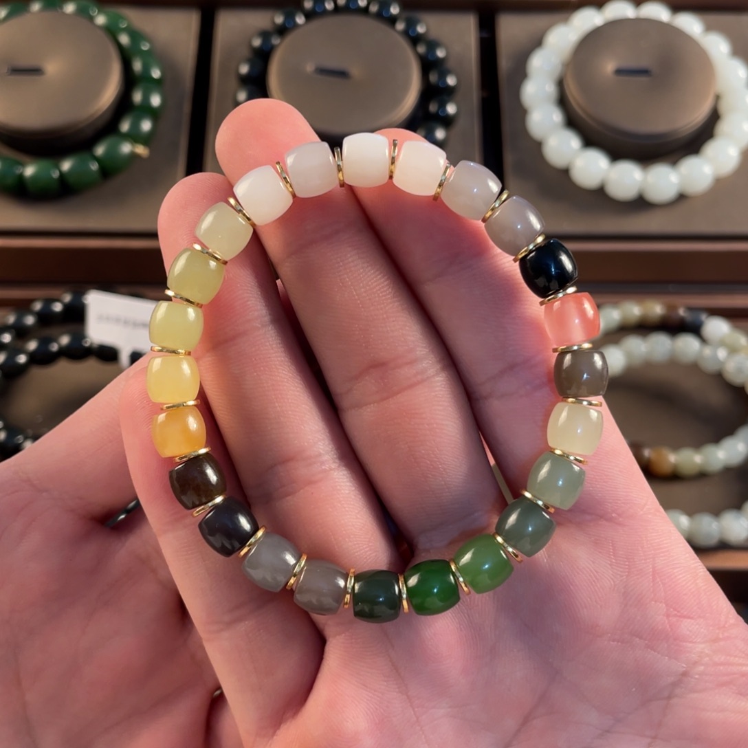 未镶嵌手串和田玉