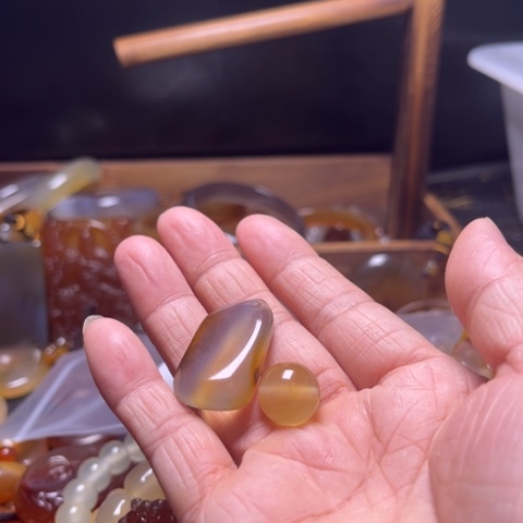 玛瑙/玉髓颈饰合金a*r005