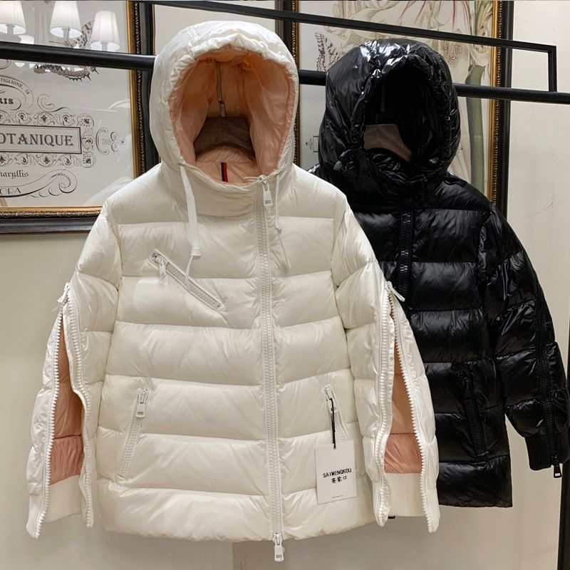 蒙口羽绒服女冬季新款加厚保暖加绒男女装短款外套百搭上衣