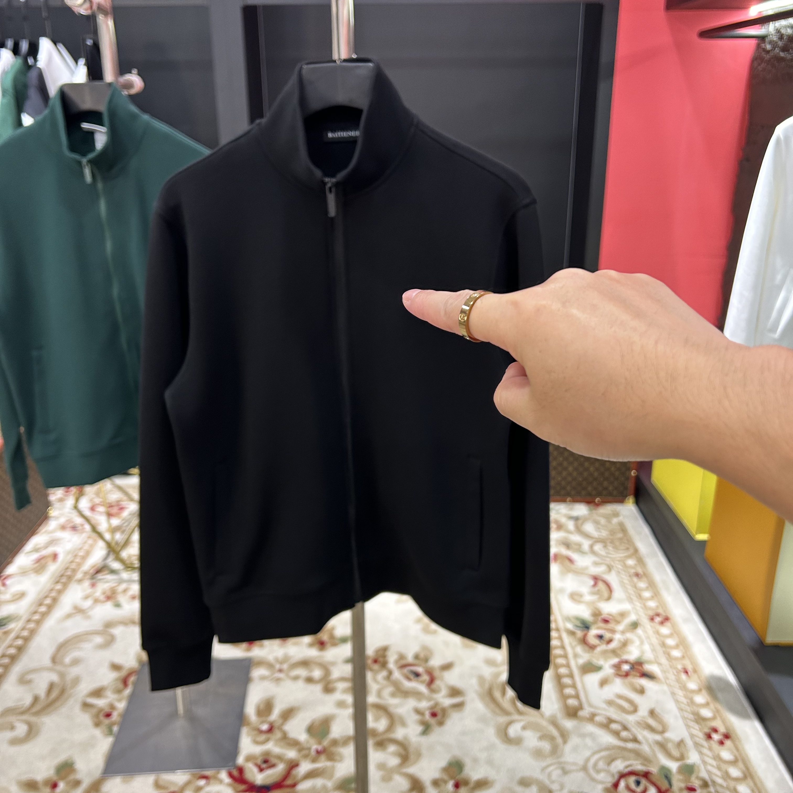 鄂小鱼立领秋冬新款拉链卫衣外套时尚简约潮流百搭款休闲