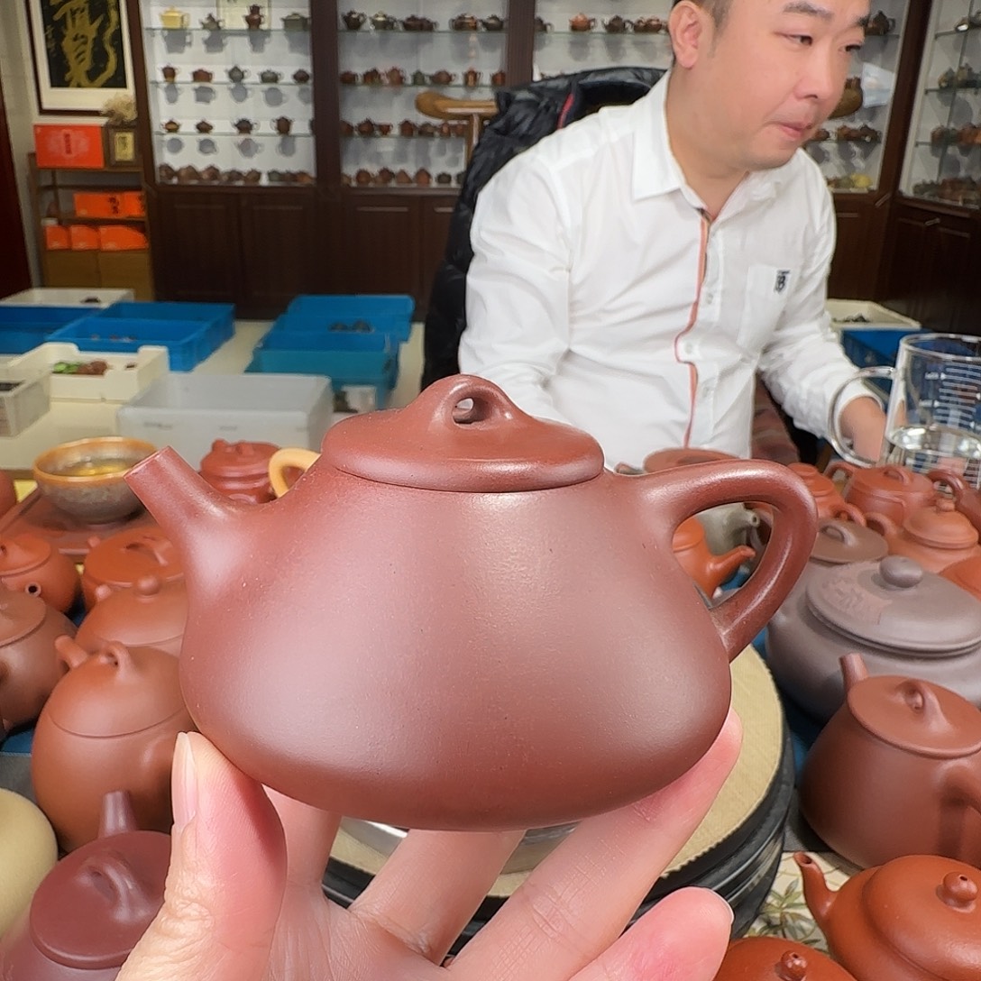 茶壶紫砂石瓢紫泥