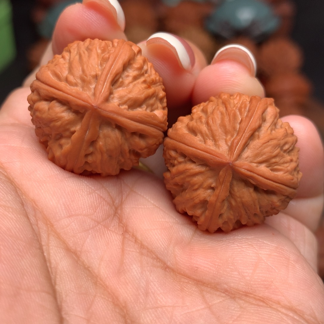 把件文玩核桃蚂蚁四棱
