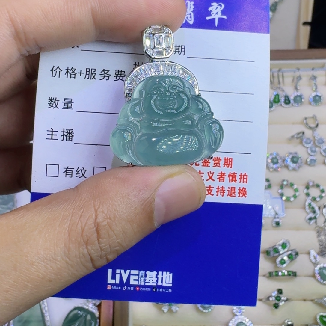 翡翠未镶嵌颈饰456