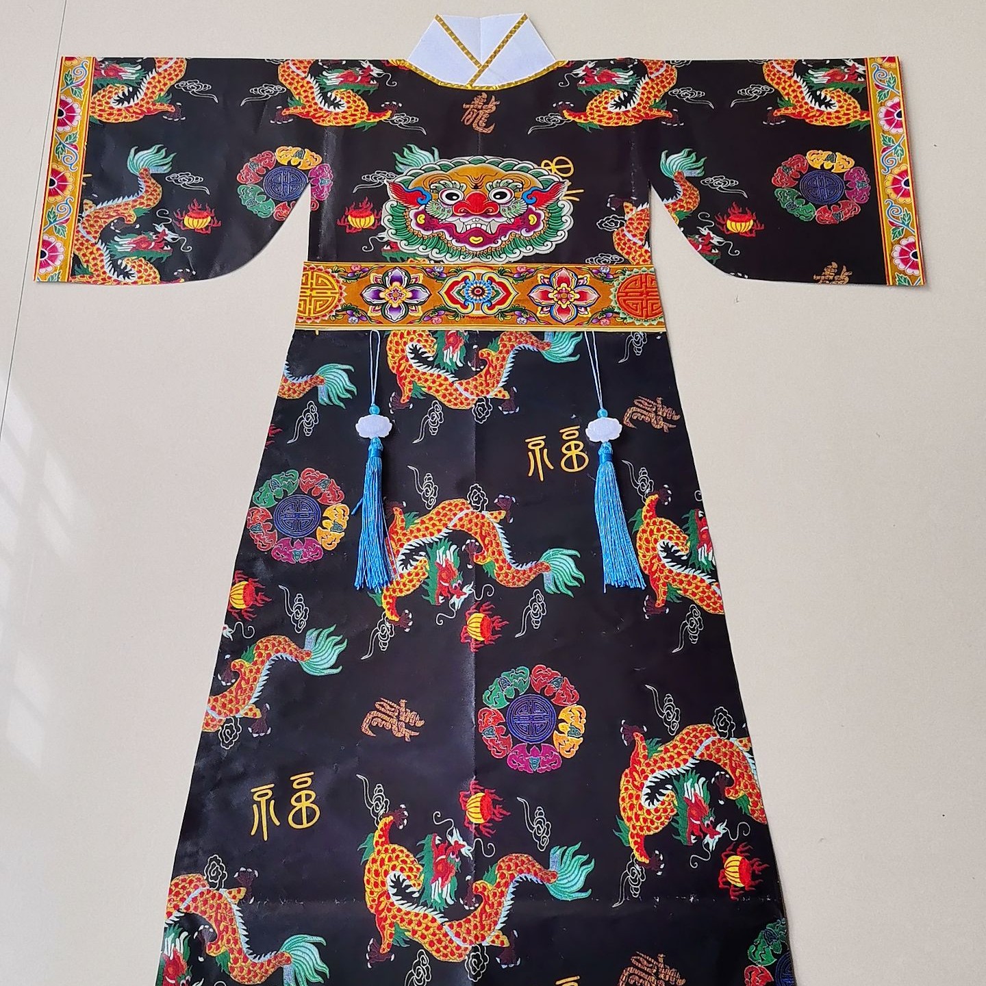 六月六九月九祈福用的纸龙衣纸仙袍