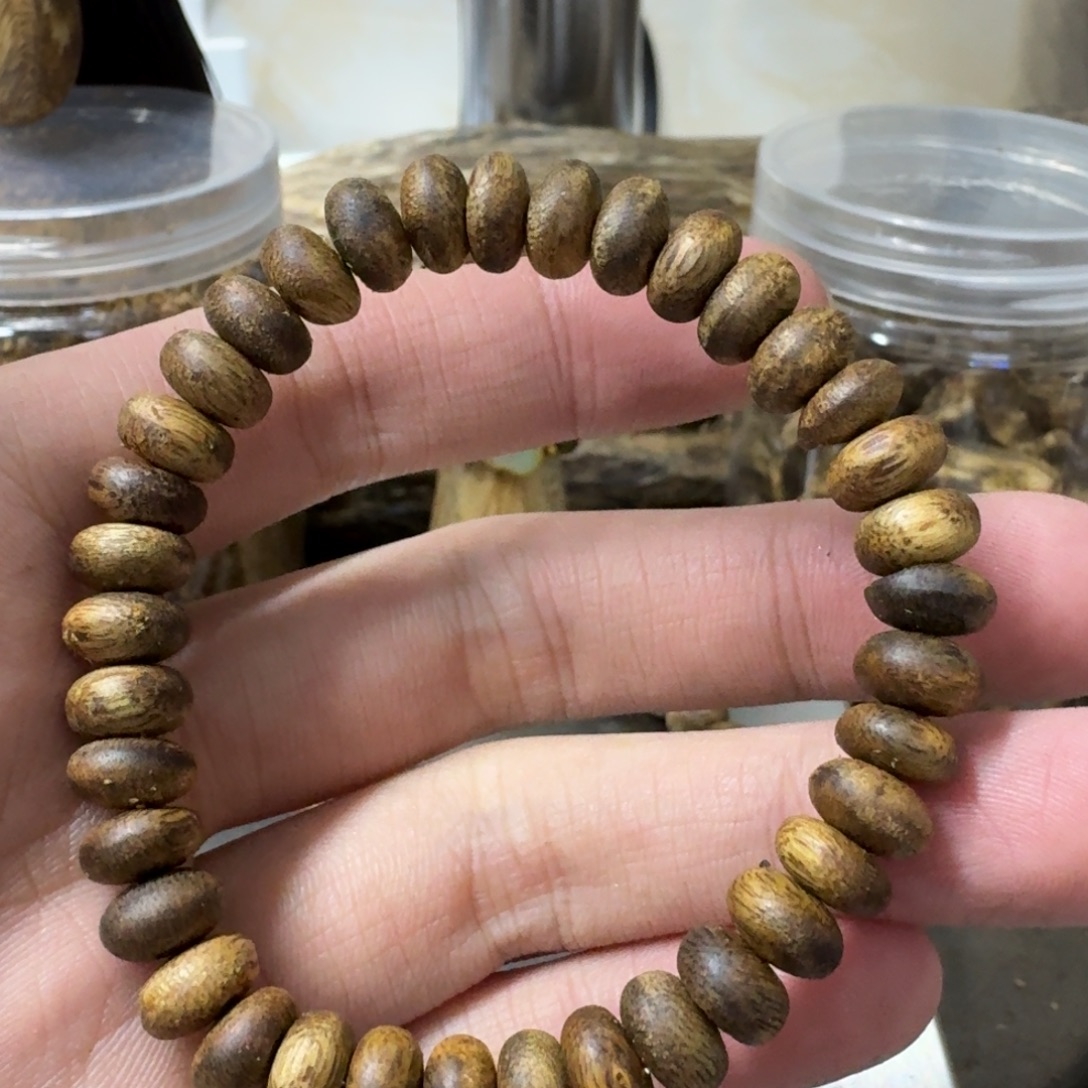 沉香碎屑沉香卡8算盘