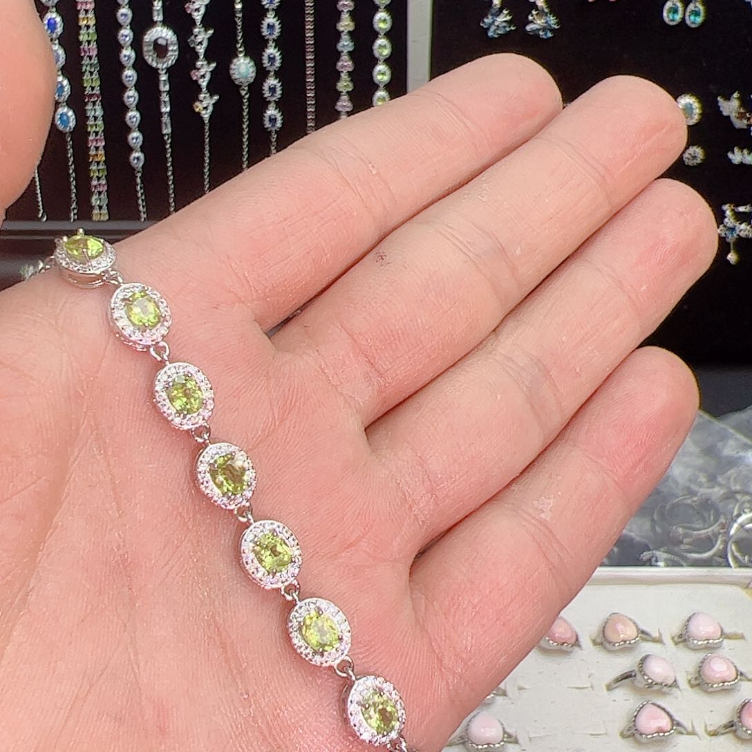 紫晶珠宝半成品银S925镶嵌