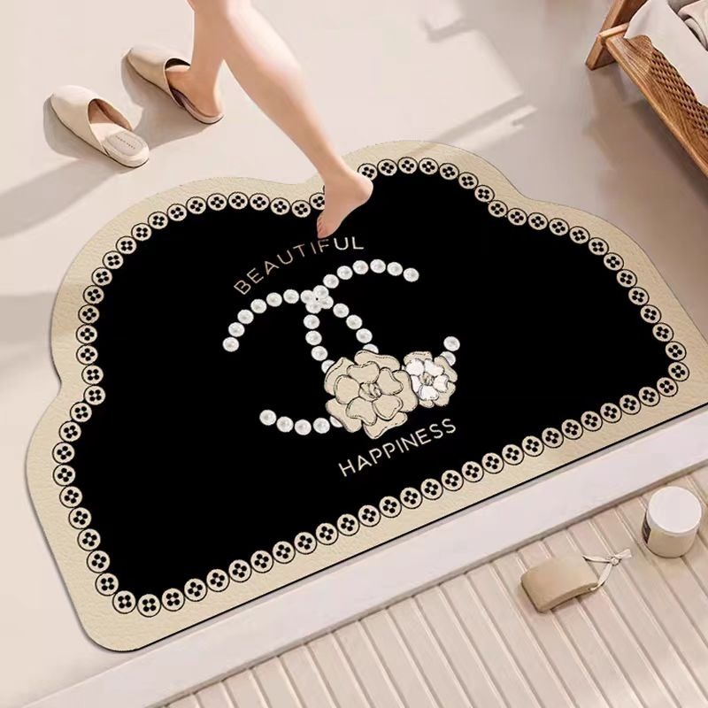 可可妮尔-501【50x80】小香风硅藻泥浴室吸水防滑家用地垫