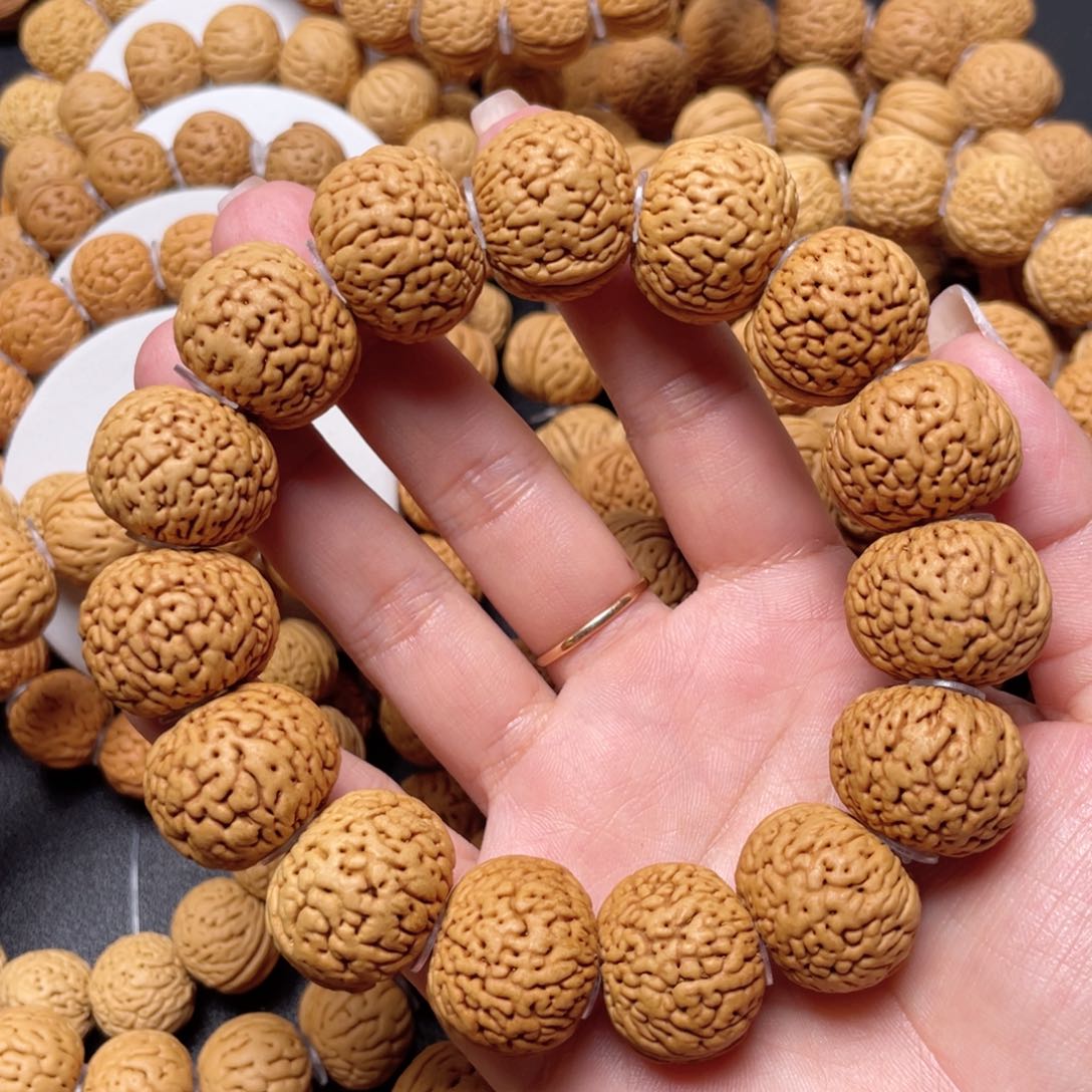 桃核手串判*苹果园手串