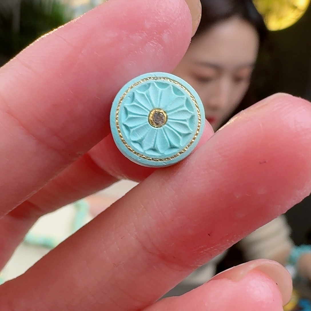 绿松石珠宝奇石未镶嵌