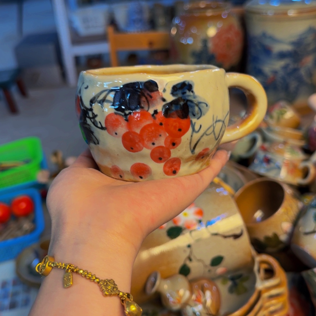 瓷片景德镇陶瓷手工手绘