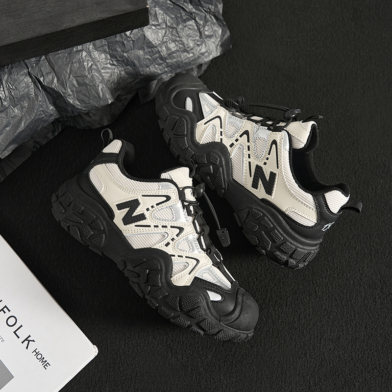 NEW BOLUNE/新百伦四季爆款丑萌鞋百搭ins情侣鞋时尚透气网面潮鞋