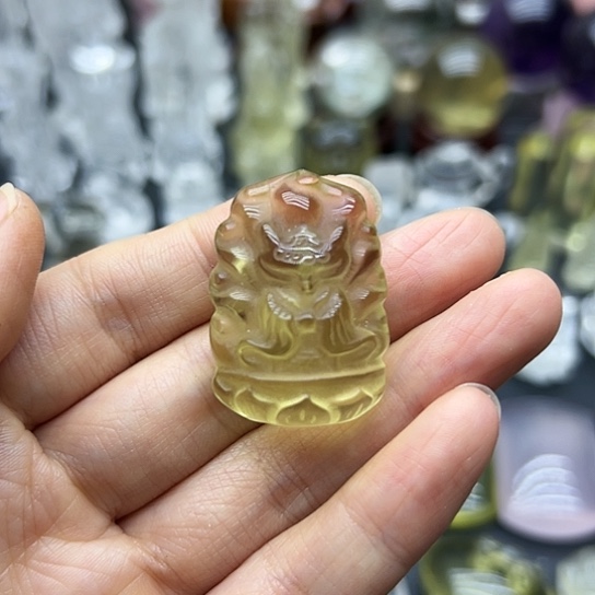 水晶吊坠(不含链)未镶嵌吊坠
