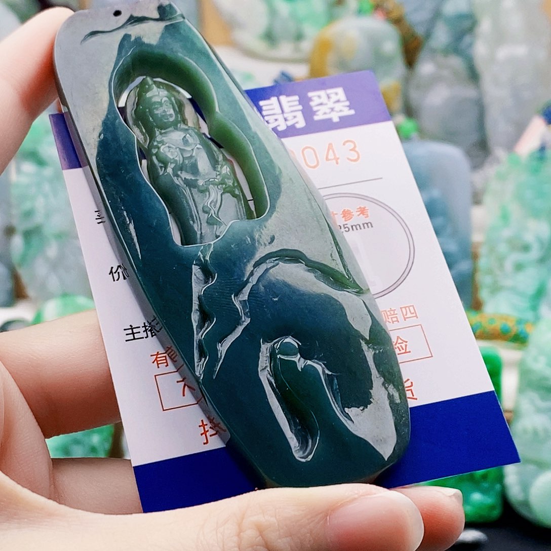 吊坠(不含链)未镶嵌翡翠逆*