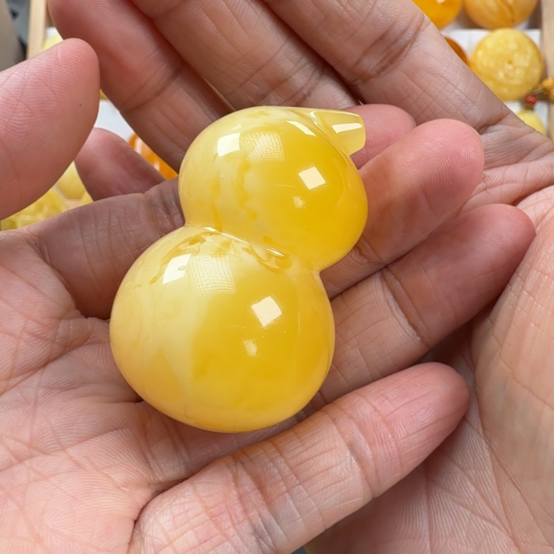蜜蜡未镶嵌颈饰蜜蜡25.42g