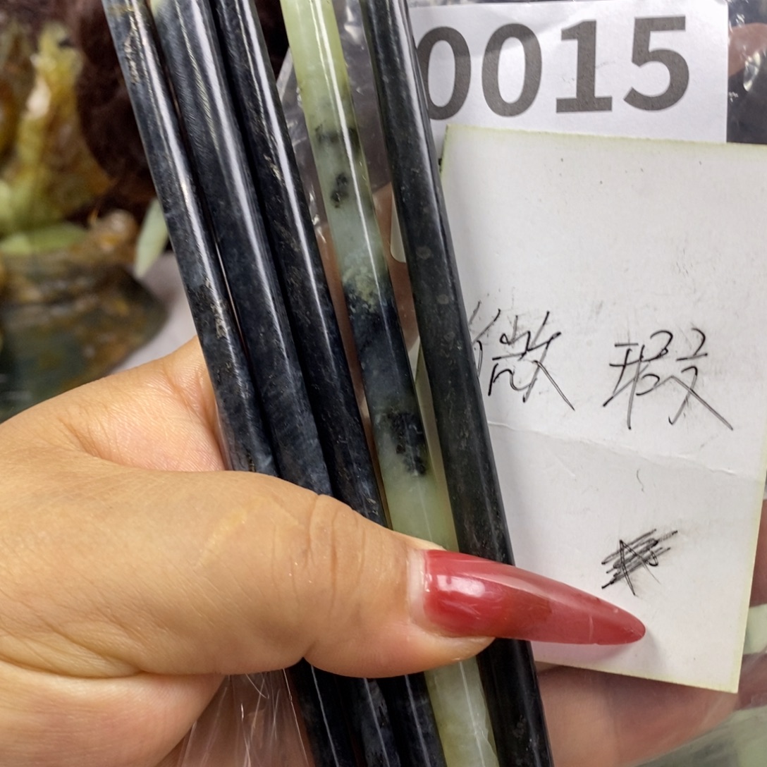 未镶嵌蛇纹石玉发饰