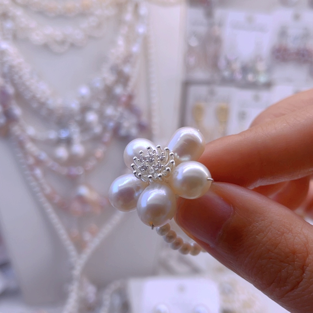 未镶嵌耳饰淡水珍珠