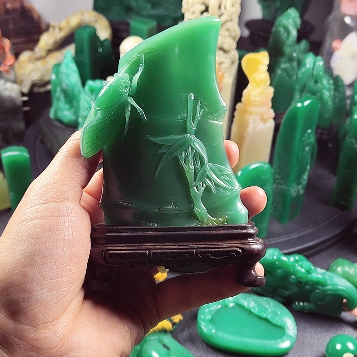 四川石雅安绿名贵石材