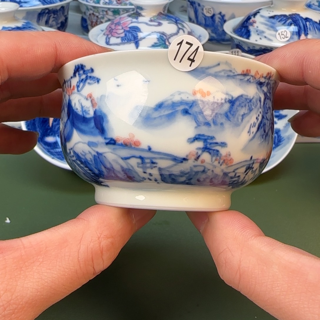 彦祖纯手工手绘茶具174