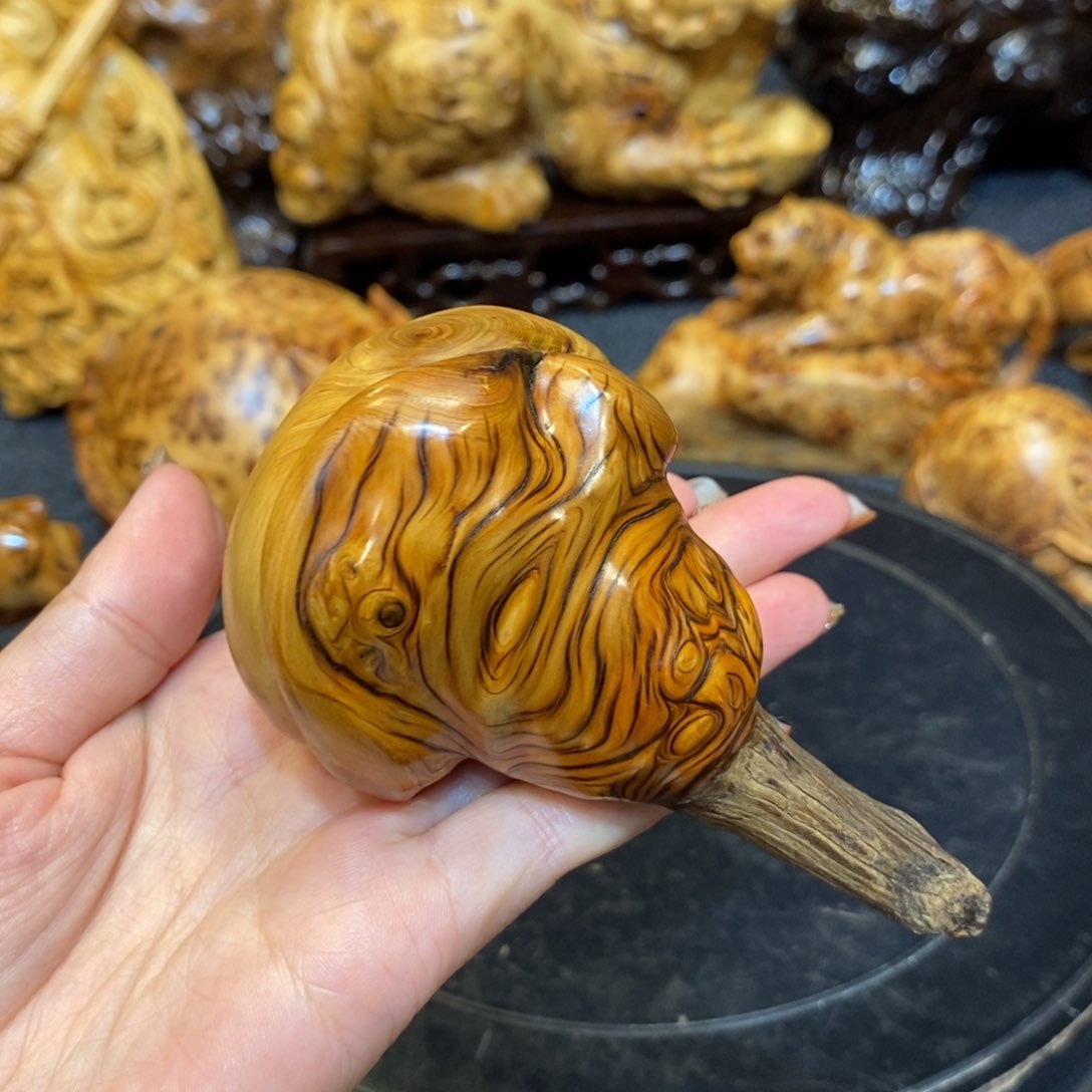 柏木（崖柏）陈化虎皮纹坨料鸡腿