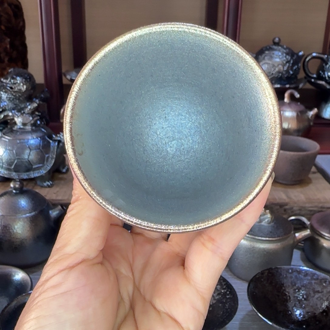 建水紫陶柴烧主人杯