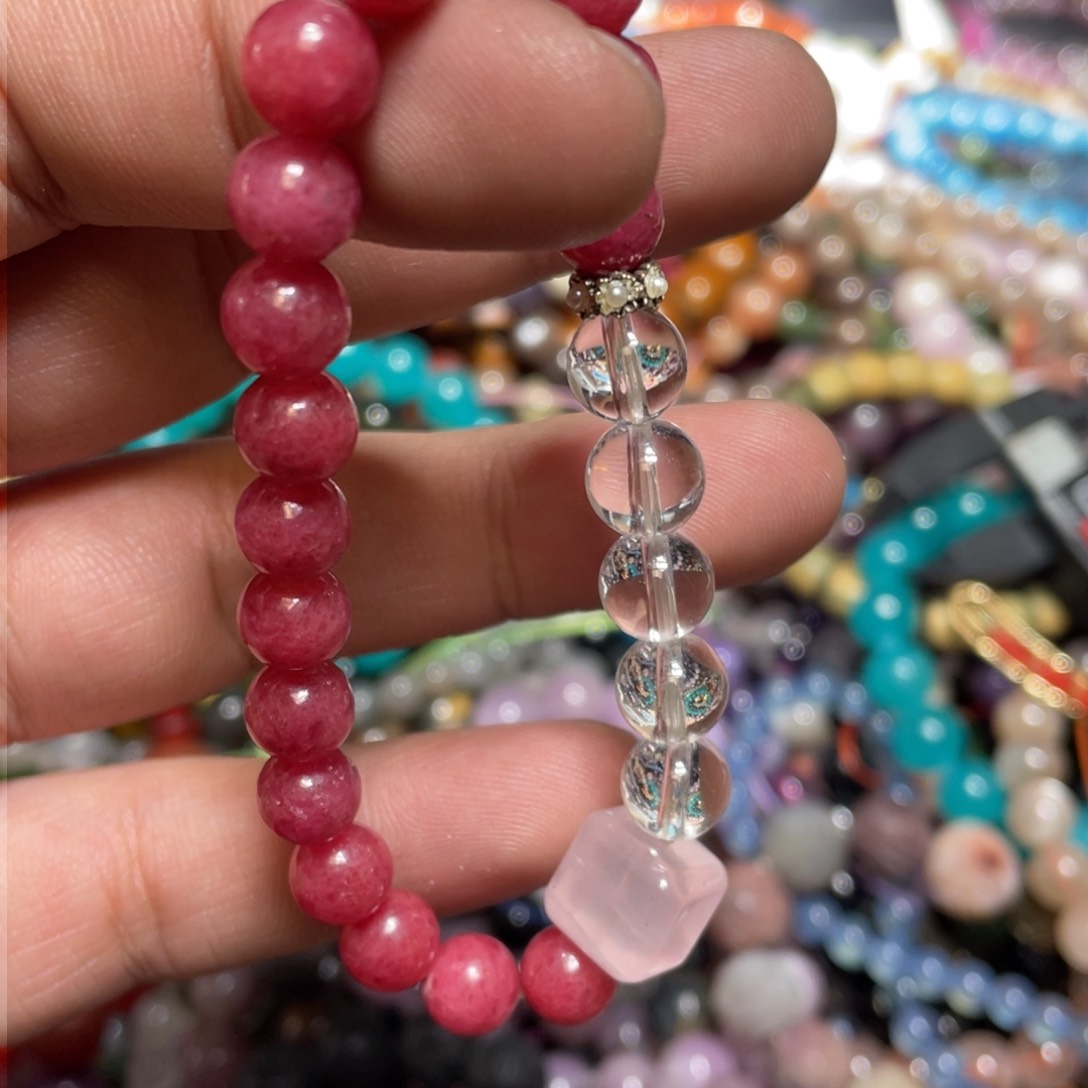 紫晶颈饰银S800镀金镶嵌