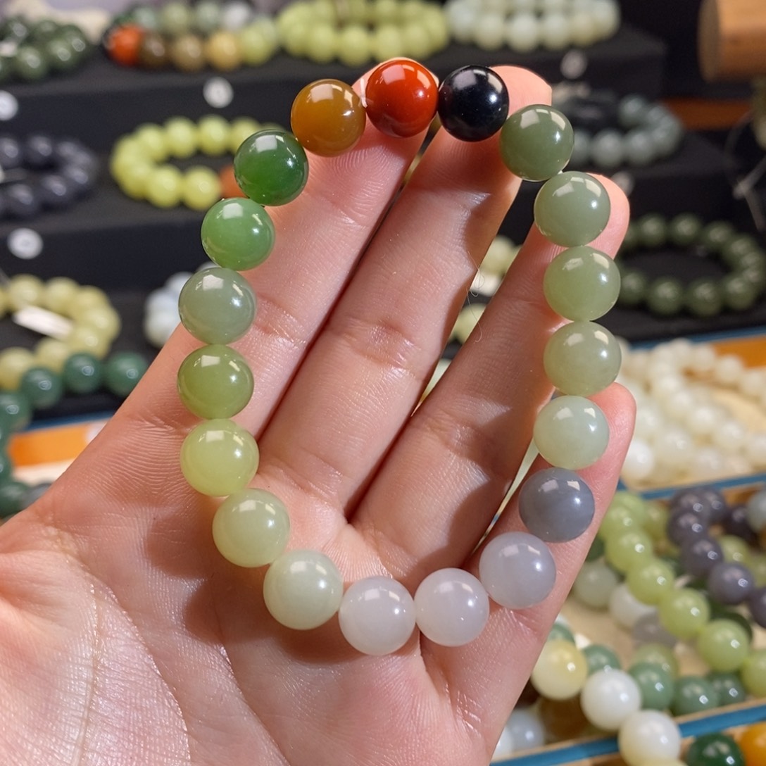 和田玉手串未镶嵌W 10