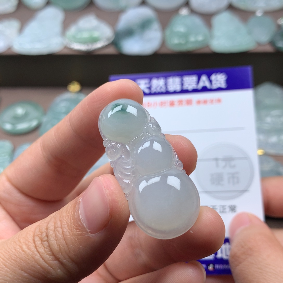 颈饰未镶嵌翡翠天然翡翠