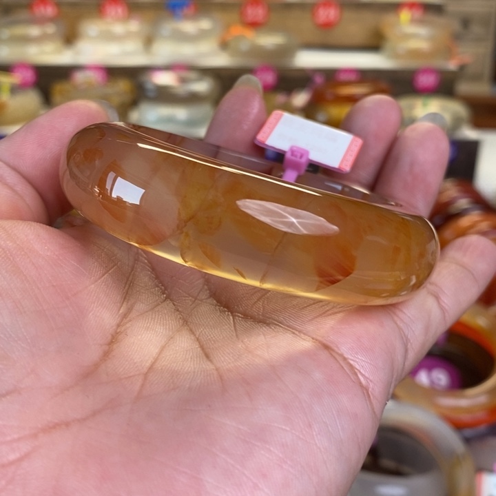 玛瑙/玉髓手镯未镶嵌K****K