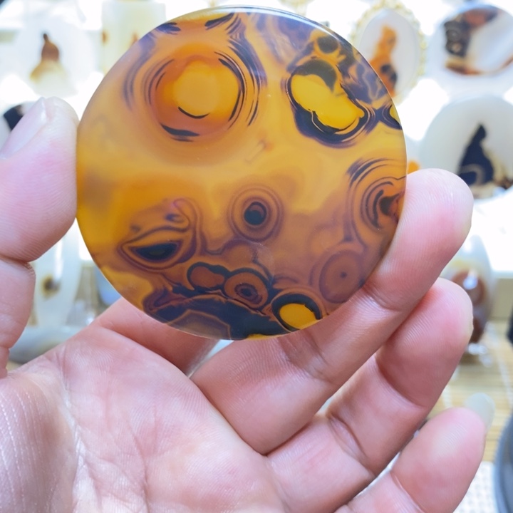 玛瑙/玉髓吊坠(不含链)未镶嵌