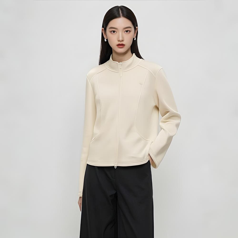 【加绒加厚】小蛮腰保暖舒服大码微胖立体版型超显瘦弹力长袖外套