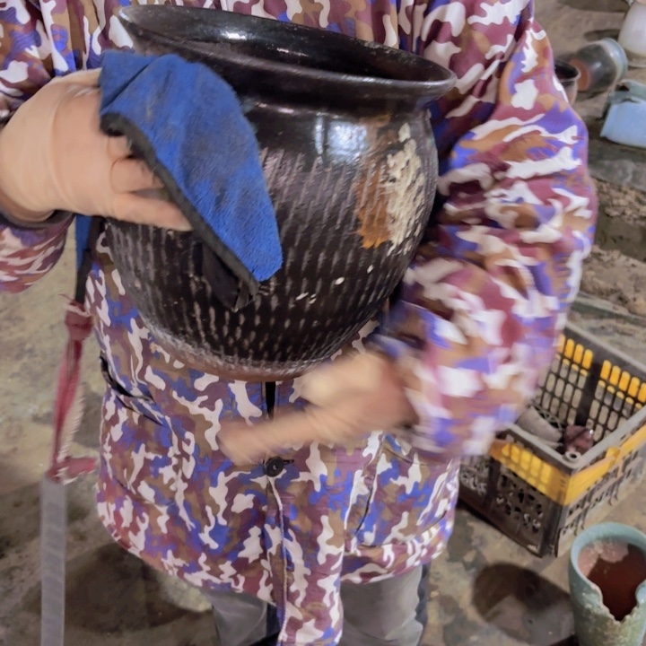 花盆 透气紫砂盆 口径高度