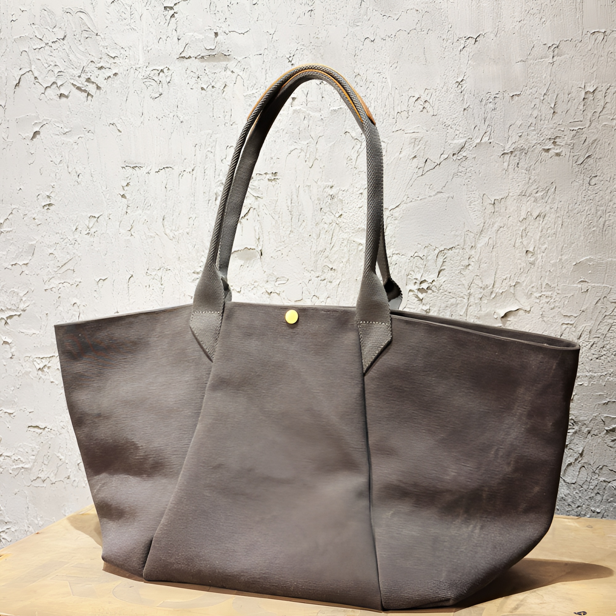 INGAIR硬野手作2025春季新款文艺手提大托特60（39）*32*25复古单肩